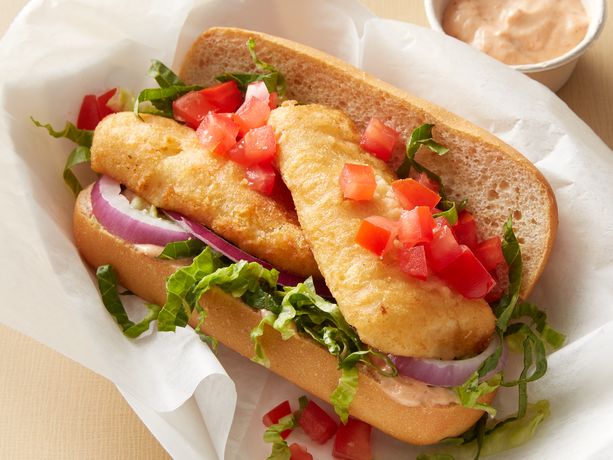 Grilled Catfish Po Boy